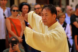 Man doing tai chi